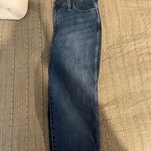 Madewell Women's Straight Leg Jeans - Dark Blue